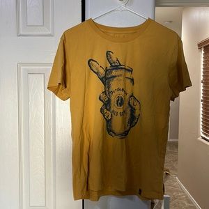 Yellow Dutch bros tee